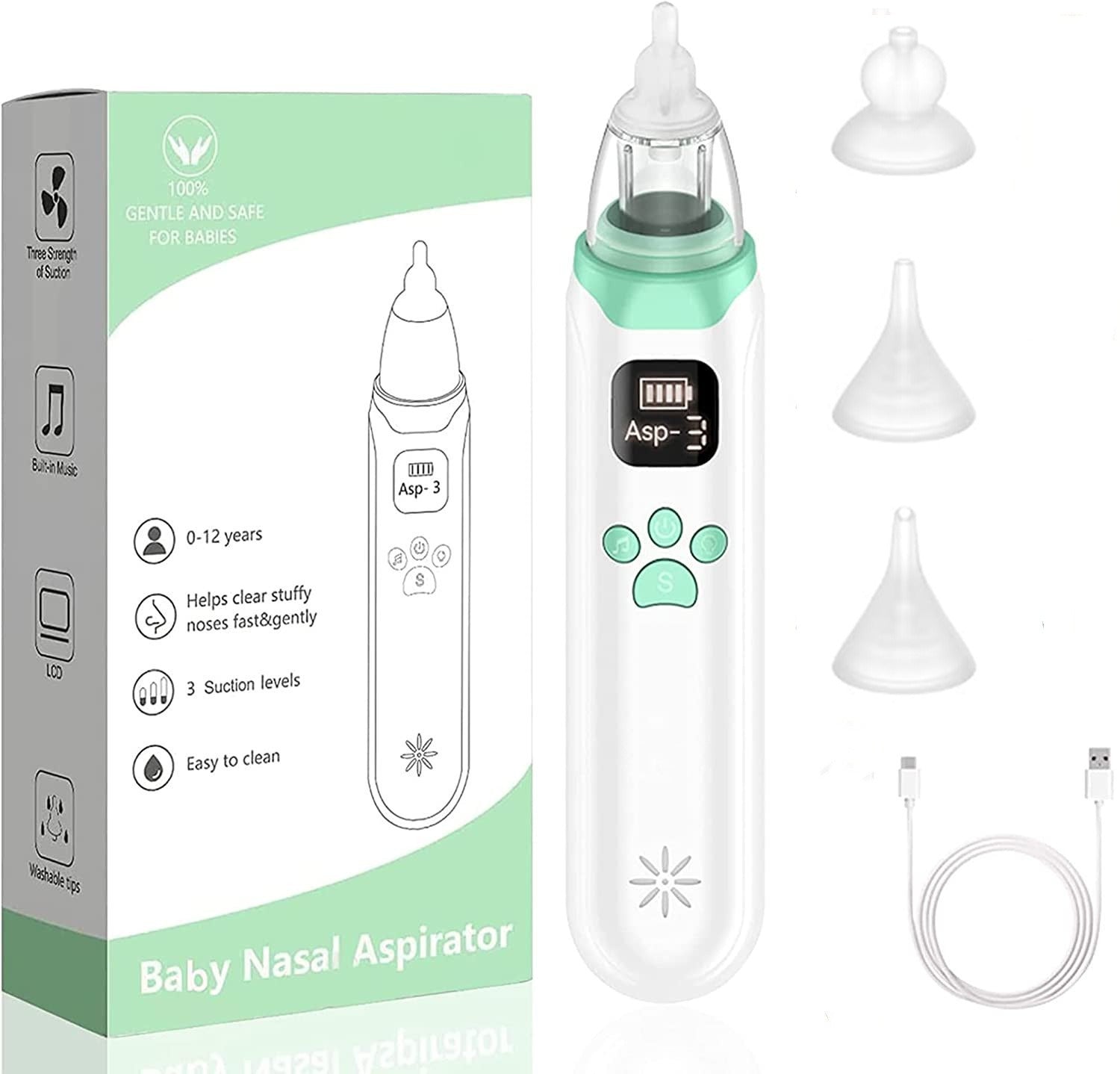 Aspirateur Nasal Électrique Bébé