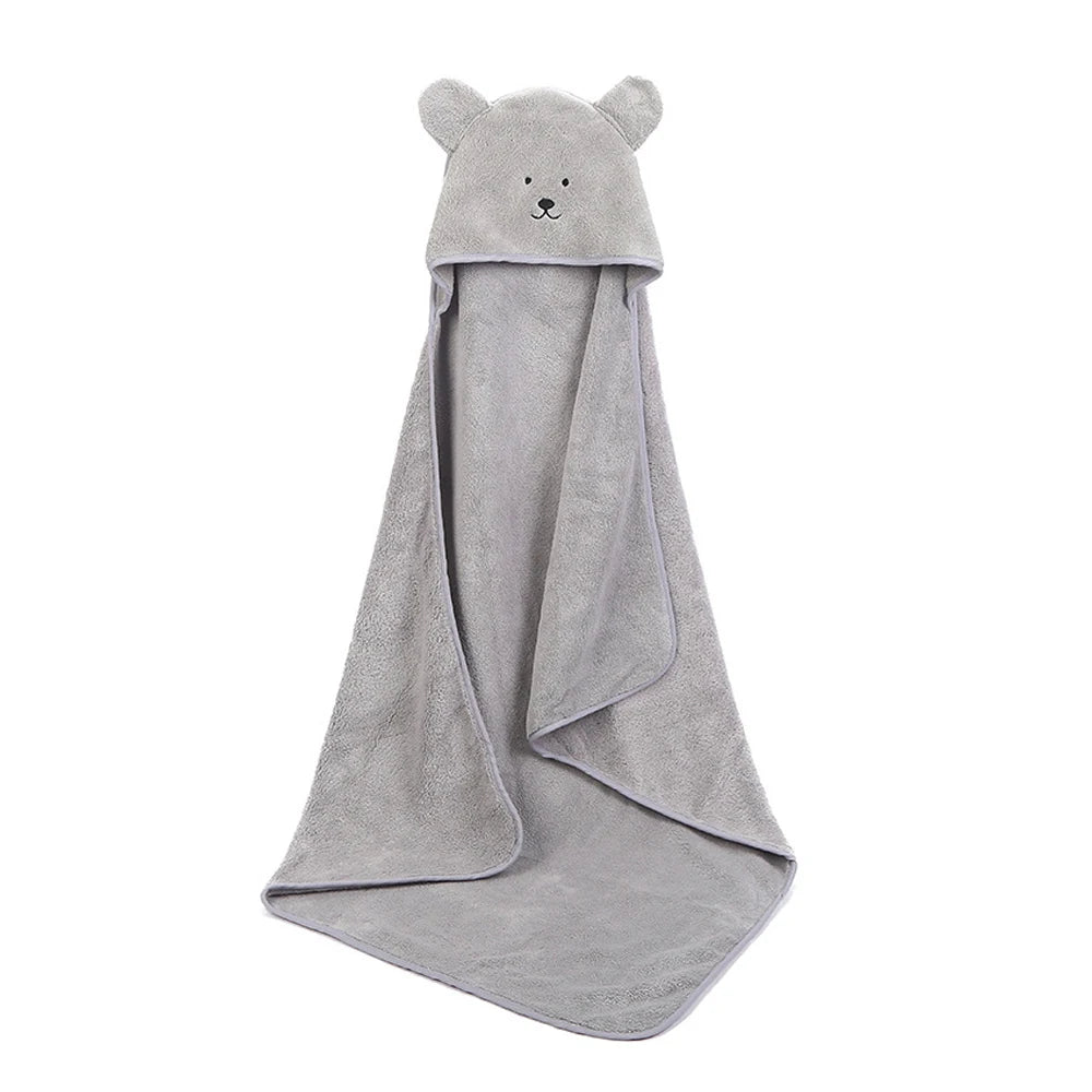 Serviette de Bain à Capuche Bébé, Douce, Absorbante
