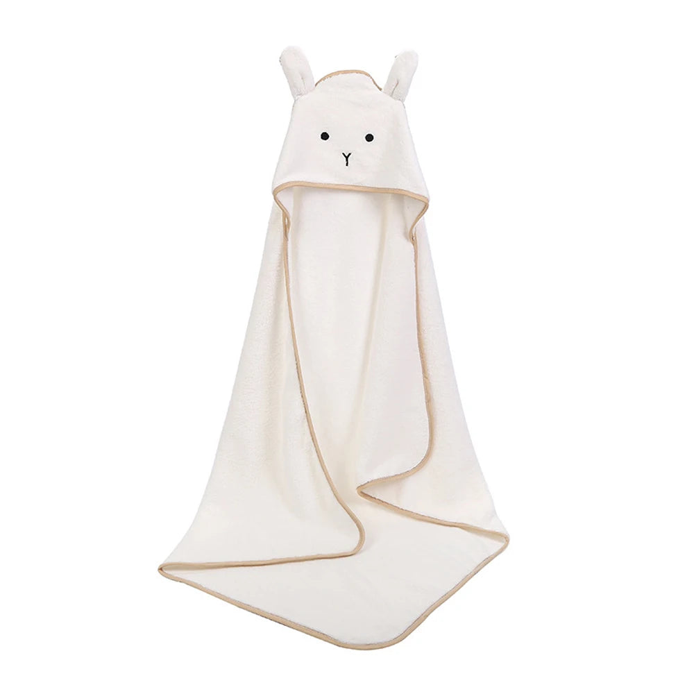 Serviette de Bain à Capuche Bébé, Douce, Absorbante